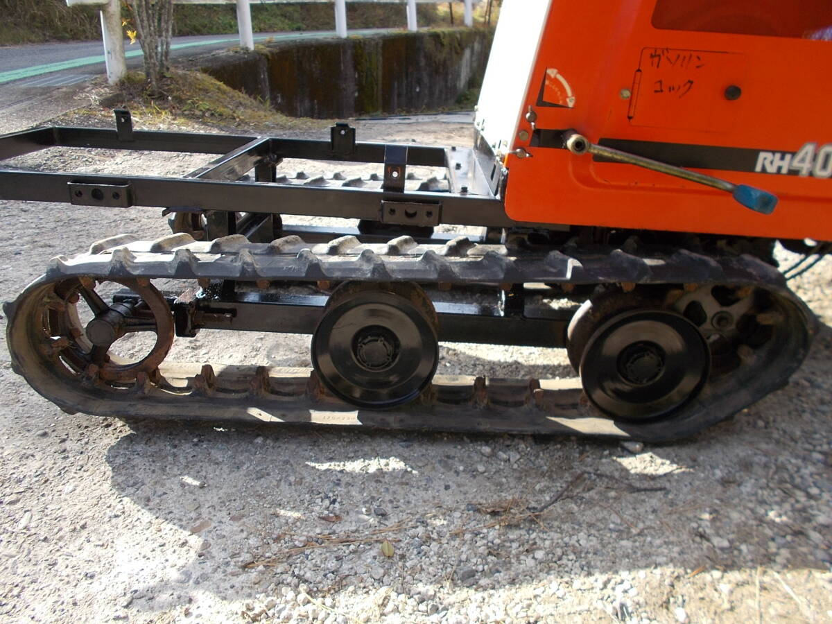旧クボタ・ハーベスタRH400・運搬車等改造ベース・実動・引取り希望・(運搬車等)_画像6