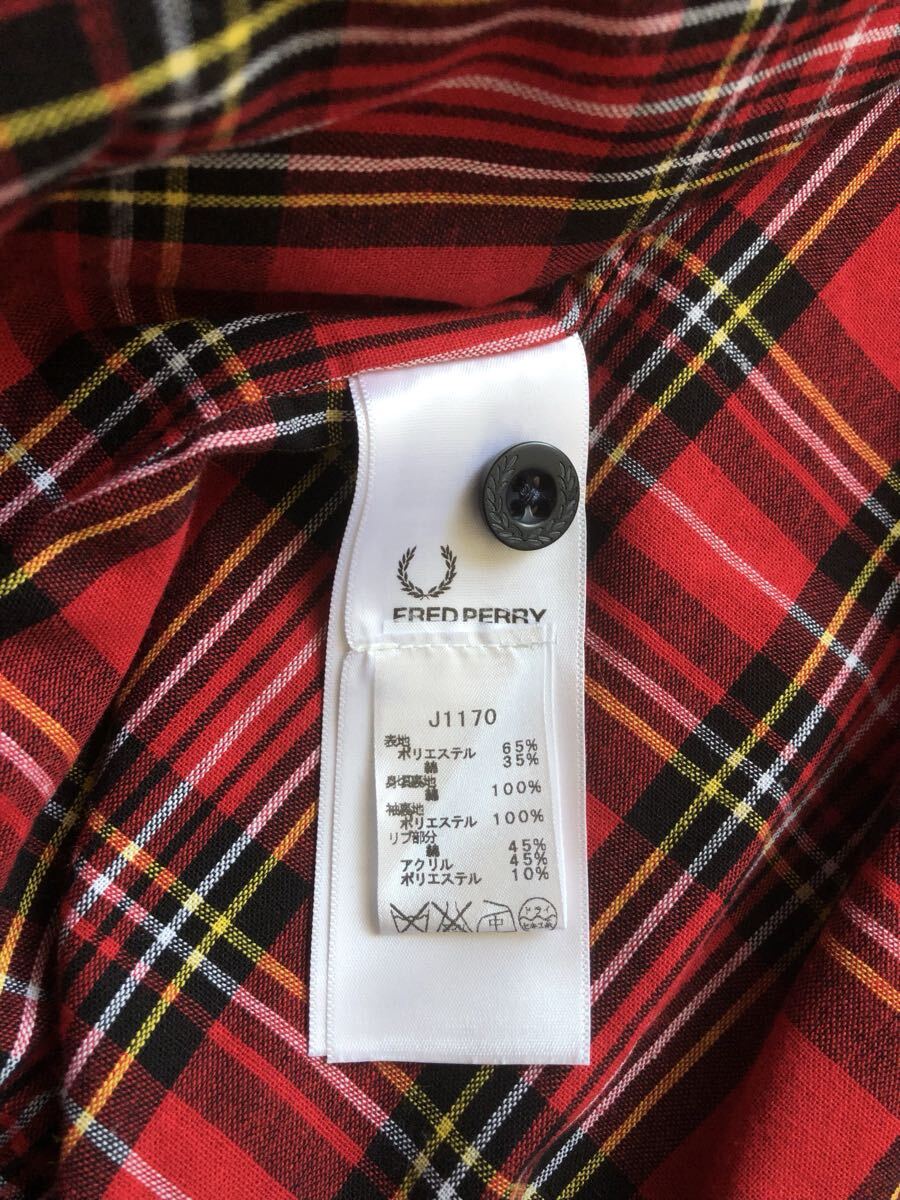FRED PERRY Reissues Made In England Harrington Jacket リイシュー ハリントンジャケット　38_画像10