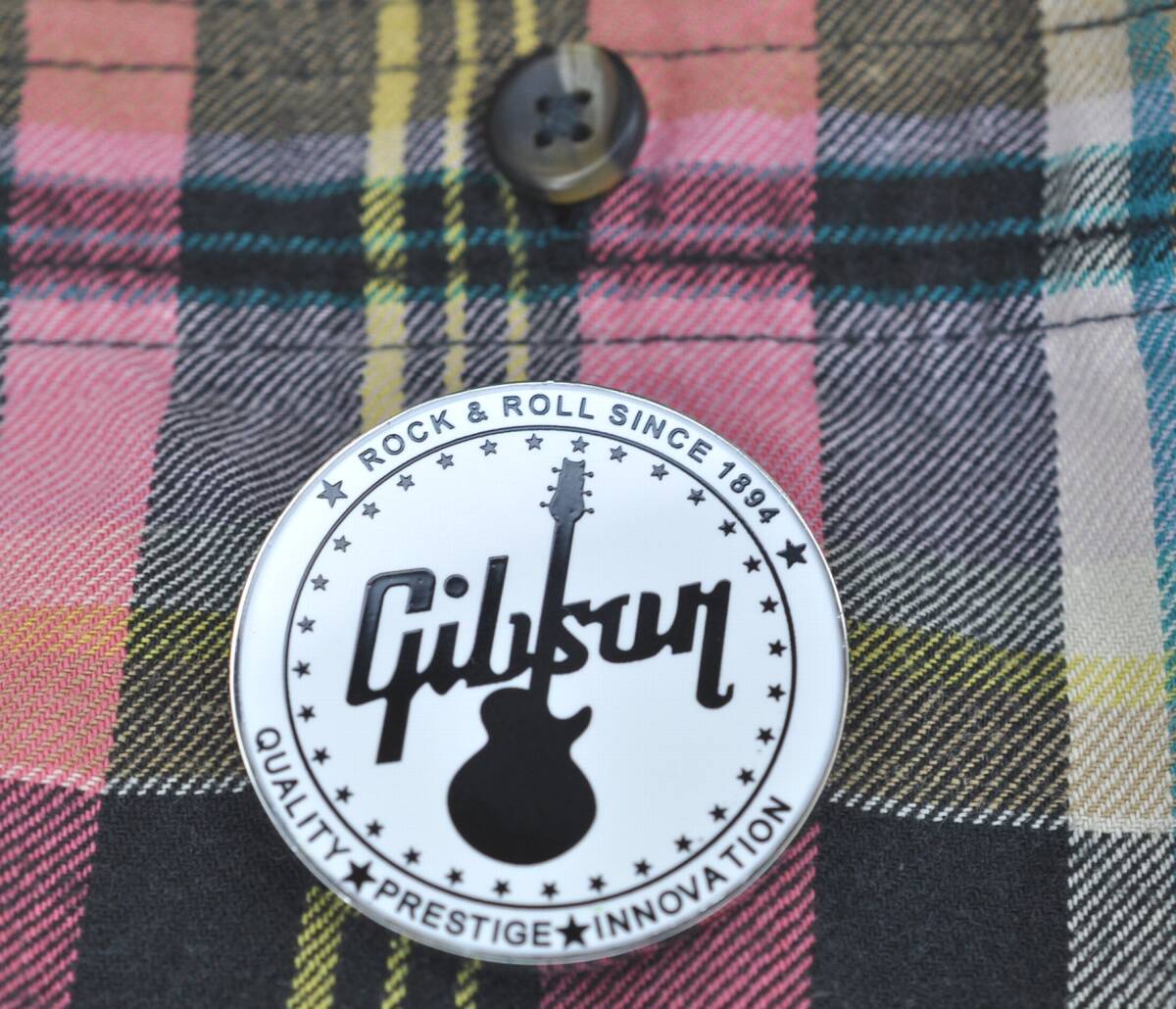 ★ Gibson ギター ロゴ バッジ ブローチ ★_画像5