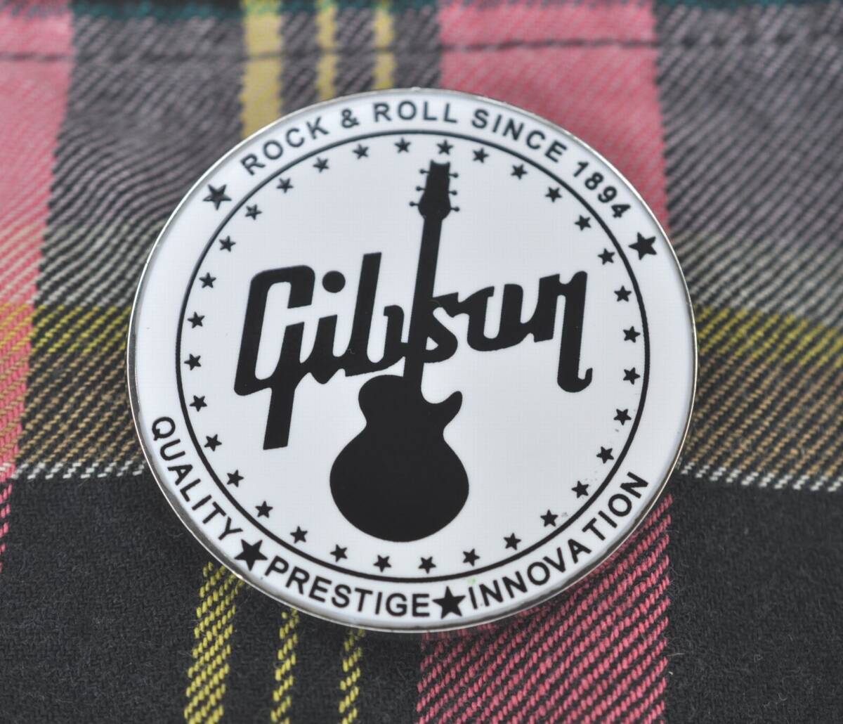 ★ Gibson ギター ロゴ バッジ ブローチ ★_画像6