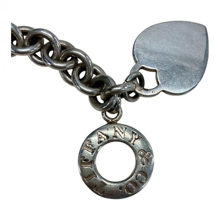 ティファニー TIFFANY＆Co. ハートタグブレスレット アンクレット シルバー 925 SILVER 【中古品】_画像2