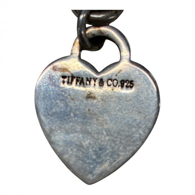 ティファニー TIFFANY＆Co. ハートタグブレスレット アンクレット シルバー 925 SILVER 【中古品】_画像3