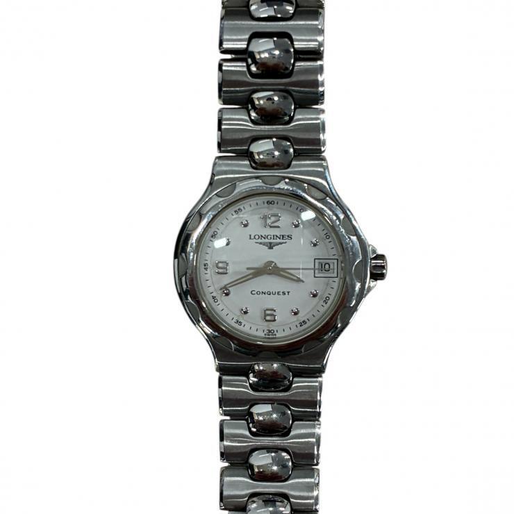 LONGINES ロンジン 2本セット ペアウォッチ メンズ レディース 腕時計 稼働品 電池交換済 【現状品】_画像4