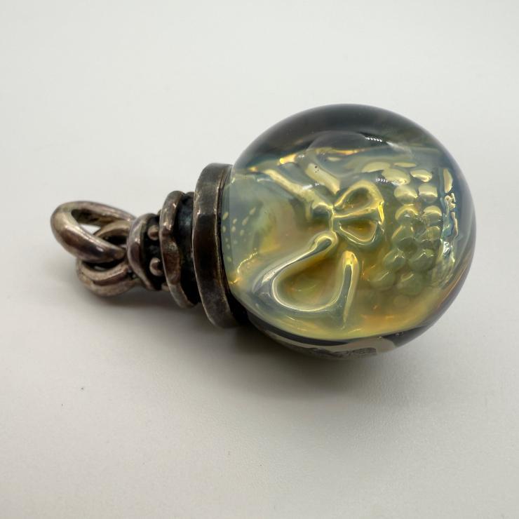 希少 STARLINGEAR スターリンギア スカル マーブルペンダント シルバー 925 【中古品】_画像3