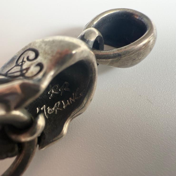 Rat Race ラットレース Crying Skull Top クライングスカルトップ スカルペンダント スカルネックレス シルバー925 Silver925 【中古品】_画像3