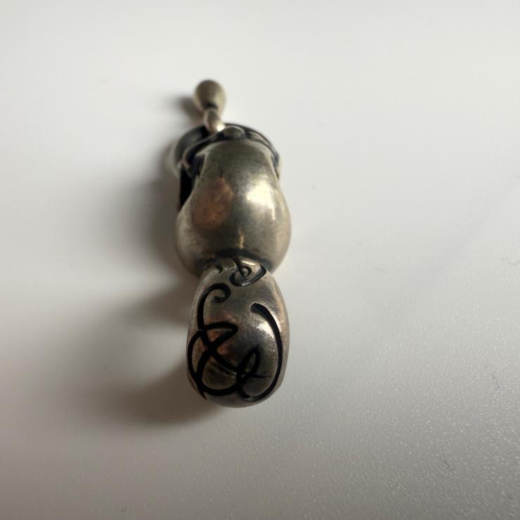 Rat Race ラットレース Crying Skull Top クライングスカルトップ スカルペンダント スカルネックレス シルバー925 Silver925 【中古品】_画像5