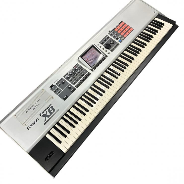 ROLAND Roland FANTOM-X8 синтезатор клавиатура 88 ключ клавиатура фортепьяно большой цвет LCD [ б/у товар ]