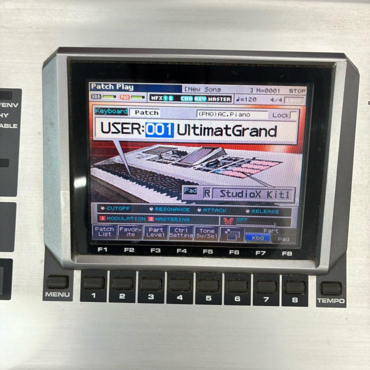 ROLAND Roland FANTOM-X8 синтезатор клавиатура 88 ключ клавиатура фортепьяно большой цвет LCD [ б/у товар ]