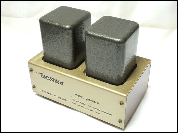 ■UESUGI 上杉 U-BROS-5 TypeL MCカートリッジ用トランス 中古現状品_画像1