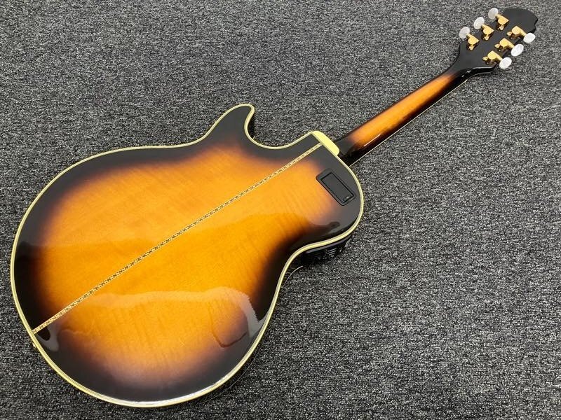  текущее состояние товар * Greco CSF-90 Made in Japan* Greco сделано в Японии арка верх f отверстие электроакустическая гитара жесткий чехол прилагается! утиль CSF90