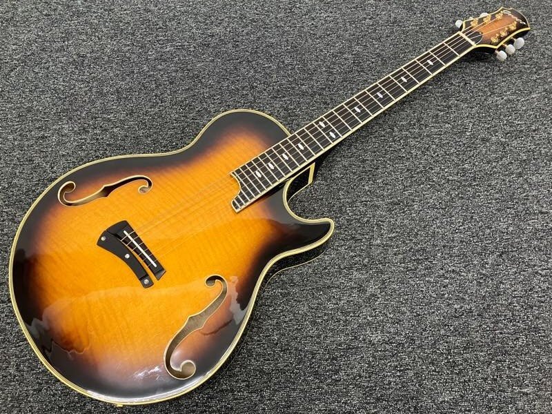  текущее состояние товар * Greco CSF-90 Made in Japan* Greco сделано в Японии арка верх f отверстие электроакустическая гитара жесткий чехол прилагается! утиль CSF90