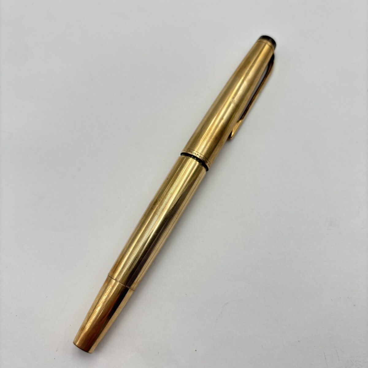 1円スタート Montblanc モンブラン No.84 マイスターシュテュック ゴールドプレート 万年筆 現状品 ay1117ノ_画像1