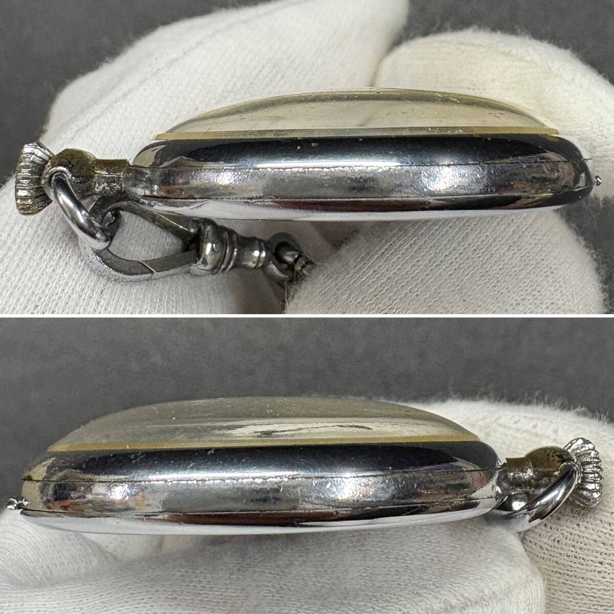 昭和レトロ　アンティーク　手巻き　TAVANNES WATCH タバン　懐中時計　17石　動作品_画像5