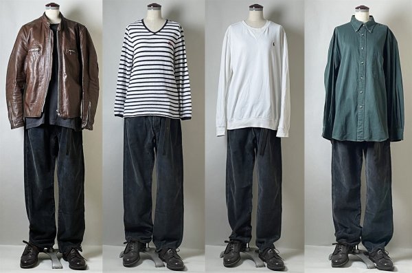 【国内正規品 名作アーカイブ 色褪せ有 Y2K】00s ビンテージ GOODENOUGH グッドイナフ コットン100％ コーデュロイ 5P パンツ テーパード M_画像8