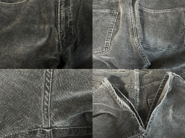 【国内正規品 名作アーカイブ 色褪せ有 Y2K】00s ビンテージ GOODENOUGH グッドイナフ コットン100％ コーデュロイ 5P パンツ テーパード M_画像6