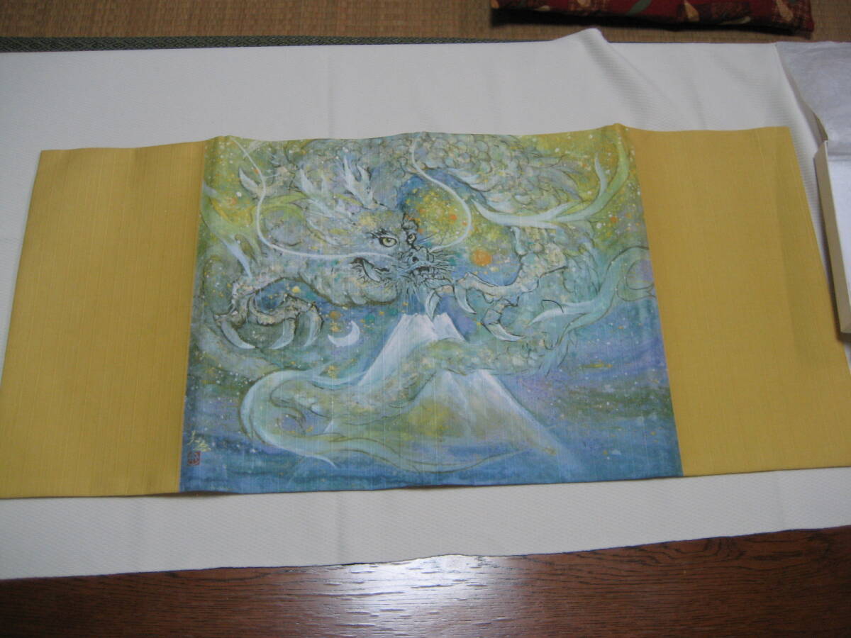 卓布　テーブルセンター　２枚　　銘あり_画像6