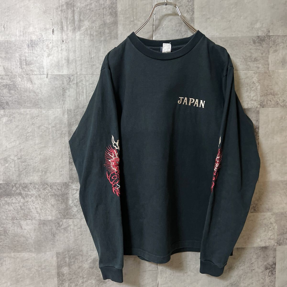 東洋エンタープライズ スカT 刺繍 YOKOHAMA 長袖Tシャツ_画像1