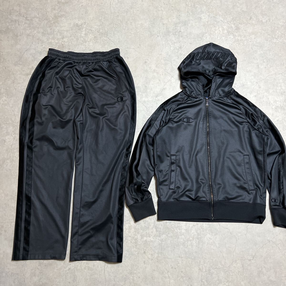 champion セットアップ　ジャージ　ブラック　チャンピオン　 ブラック 黒_画像1