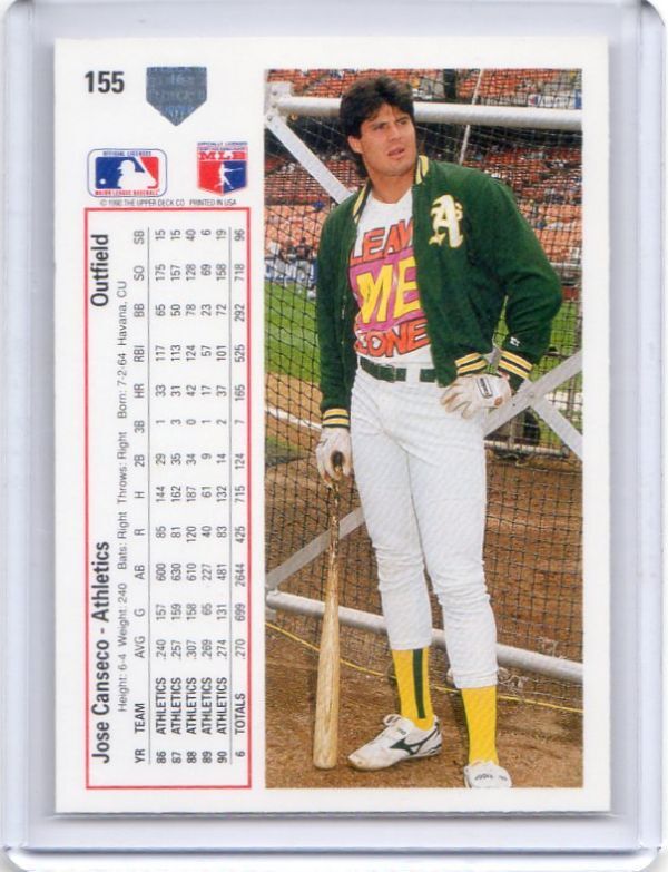 * Jose * can seko карта Vol.463 1991UD #155 okura ndo*a потертость шик s