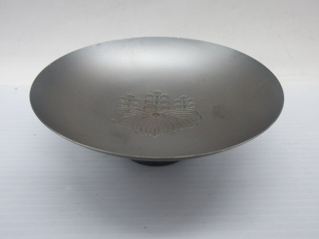  оригинальный серебряный товар посуда для сакэ 92.1g[ оригинальный серебряный печать входить оригинальный серебряный sake чашечка для сакэ Mishima большой фирма 11.6xh3.7cm] не использовался товар SILVER