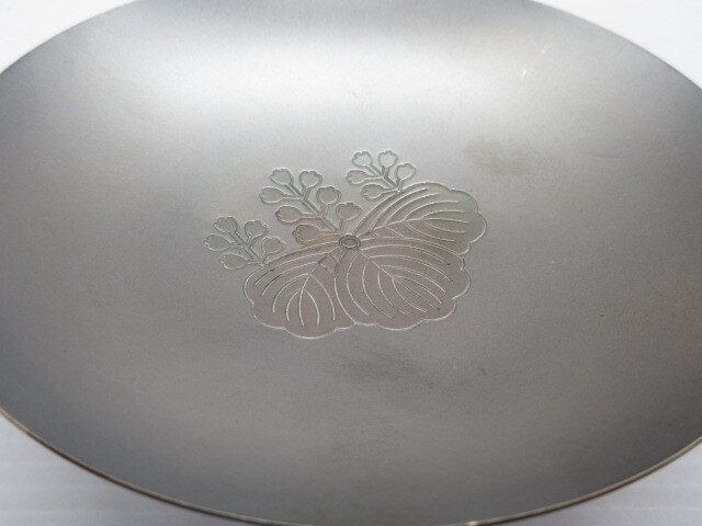  оригинальный серебряный товар посуда для сакэ 92.1g[ оригинальный серебряный печать входить оригинальный серебряный sake чашечка для сакэ Mishima большой фирма 11.6xh3.7cm] не использовался товар SILVER