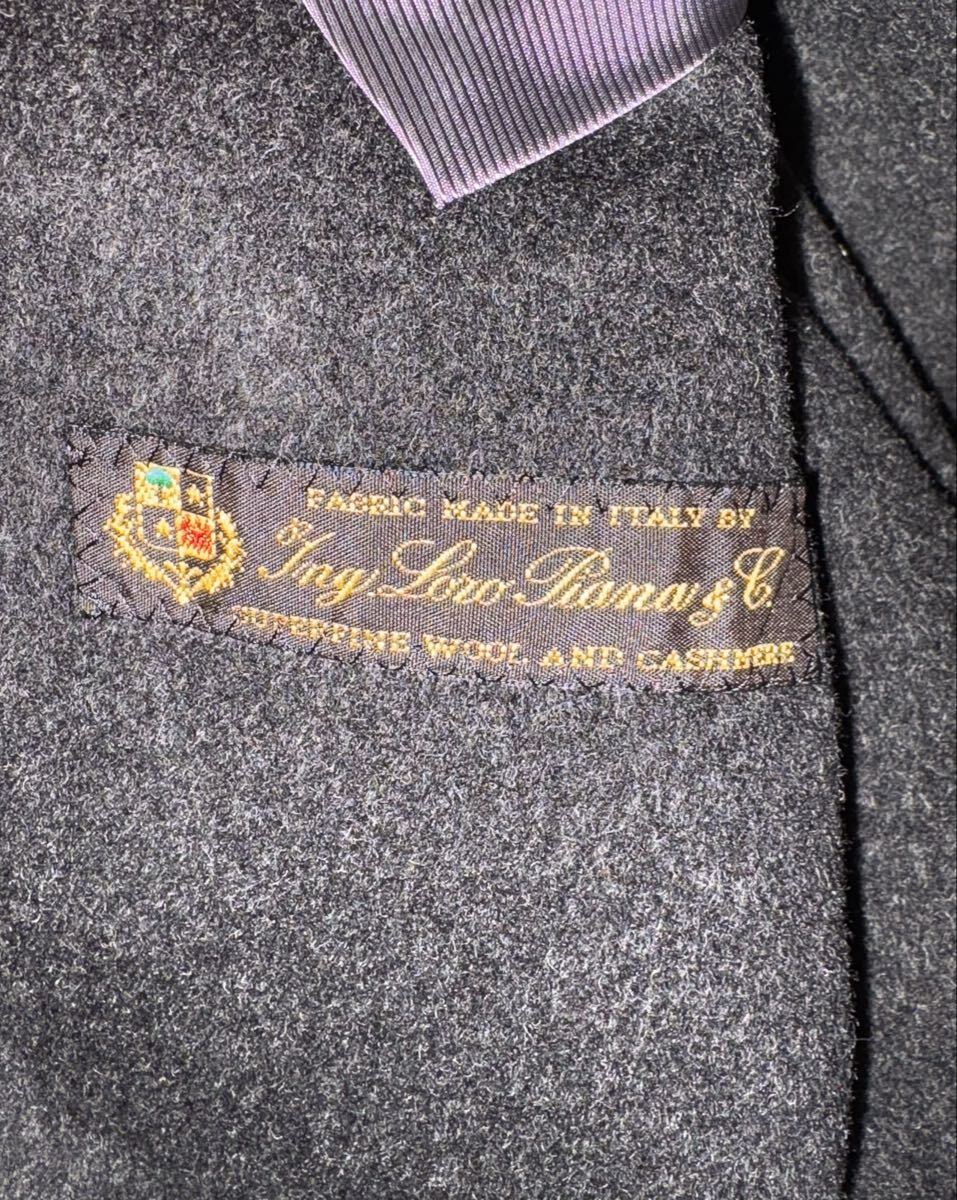 トゥモローランド チェスターコート ウール カシミヤ チャコールグレイ ロロピアーナ_画像3