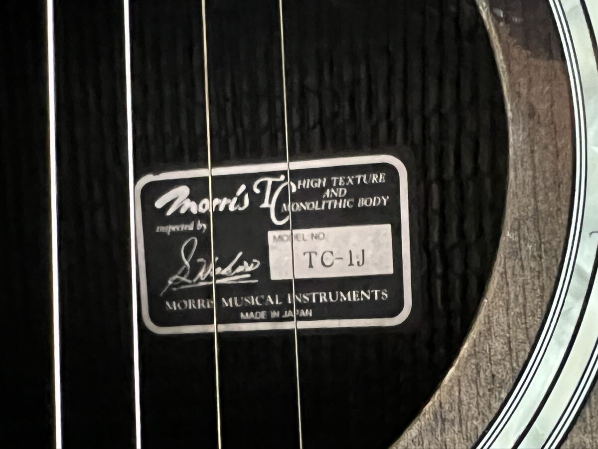  редкий редкость Morris TC-1J электроакустическая гитара жесткий чехол имеется Morris прекрасный товар есть перевод акустическая гитара Takamine сделано в Японии 