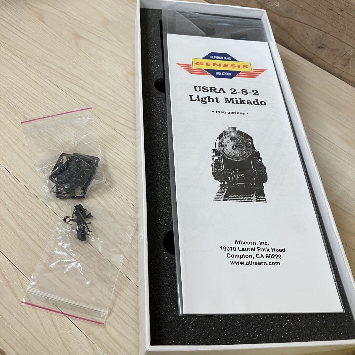 2 ATHEANN アサーン GENESIS 鉄道模型 HOゲージ mikado 蒸気機関車　G9020 詳細未検品 現状販売_画像5