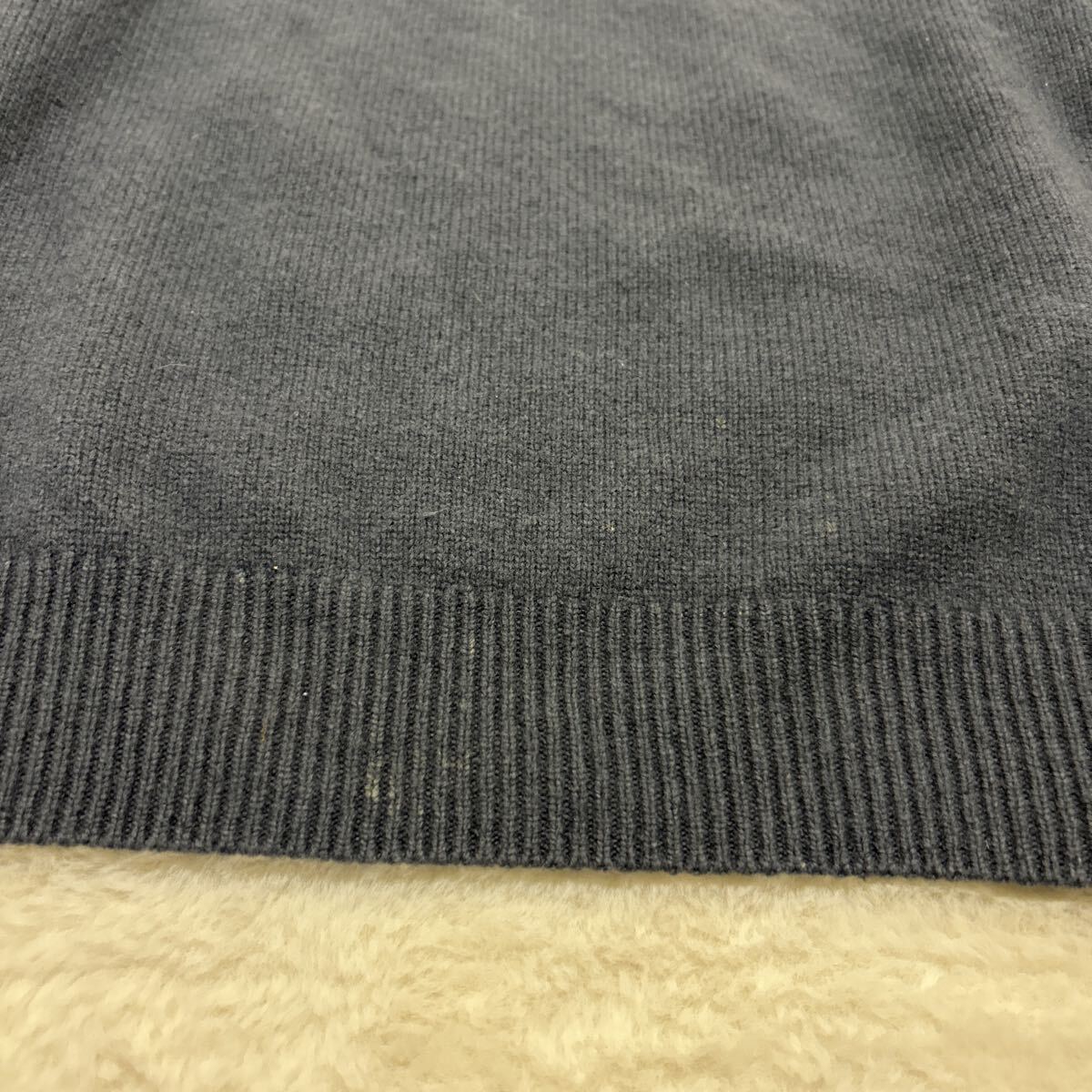 URBAN RESEARCH DOORS アーバンリサーチドアーズ Hamilton Lambwool ニット セーター ウール混 ブルー 40_画像4