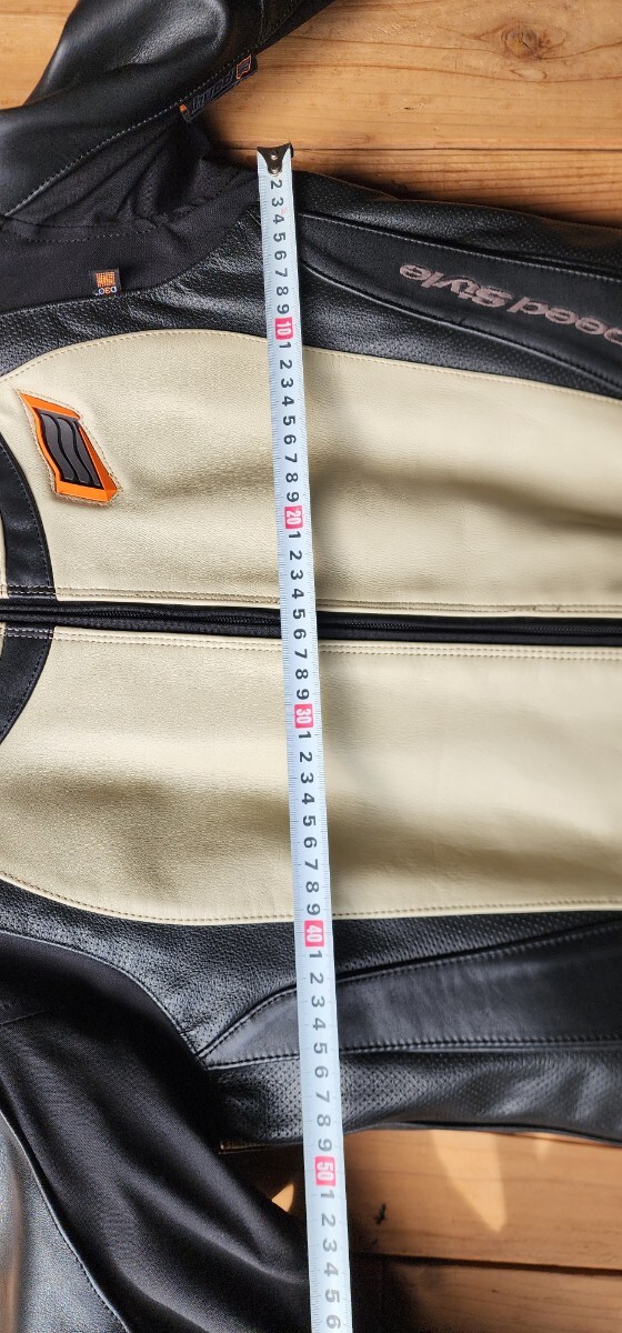 HYOD レザージャケット ヒョウドウ ブラック ホワイト D3O Lサイズ_画像8