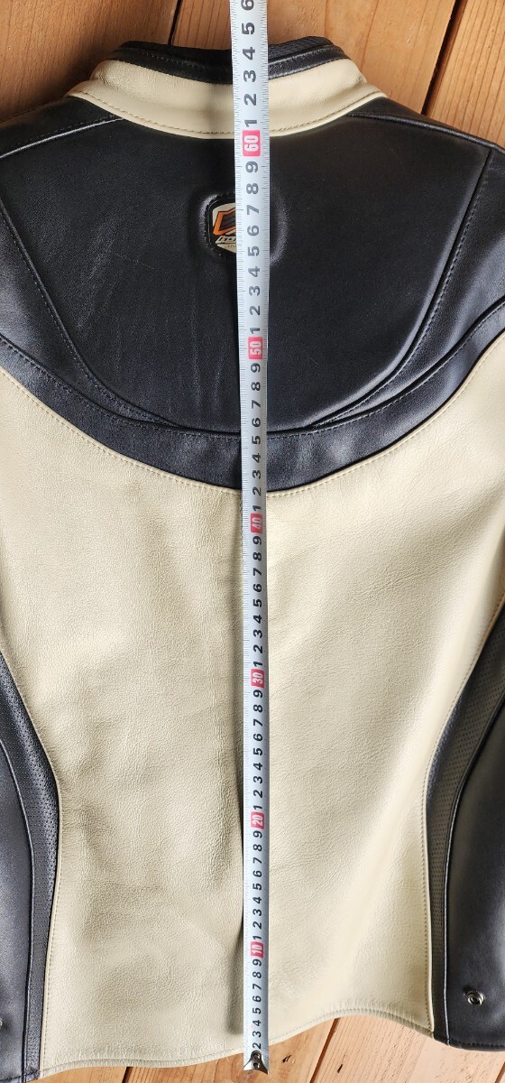 HYOD レザージャケット ヒョウドウ ブラック ホワイト D3O Lサイズ_画像10
