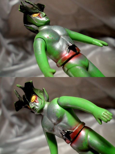 デビルマン ⑤ タカトク 当時物 悪魔デーモン族 ソフビ人形 1972年「検 永井豪 ポピー 旧バンダイ メディコム タケミ 東映 無版権 パチ怪獣_画像2