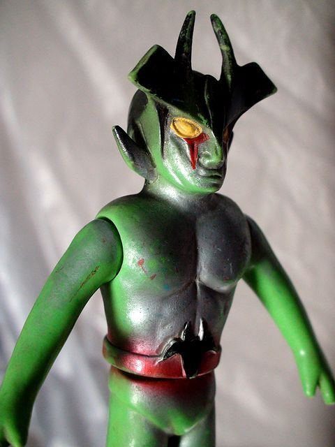 デビルマン ⑤ タカトク 当時物 悪魔デーモン族 ソフビ人形 1972年「検 永井豪 ポピー 旧バンダイ メディコム タケミ 東映 無版権 パチ怪獣_画像7