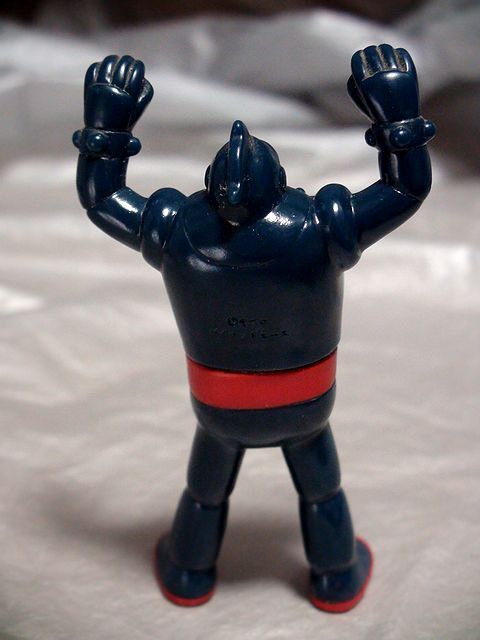 鉄人28号 ④ 鉄人28号 ④ パイロットエース ロボ 試作機 ソフビ人形 年数不明「検 横山光輝 エイケン ポピー グリコ ブルマァク メディコム_画像9