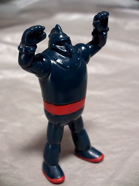 鉄人28号 ④ 鉄人28号 ④ パイロットエース ロボ 試作機 ソフビ人形 年数不明「検 横山光輝 エイケン ポピー グリコ ブルマァク メディコム_画像7