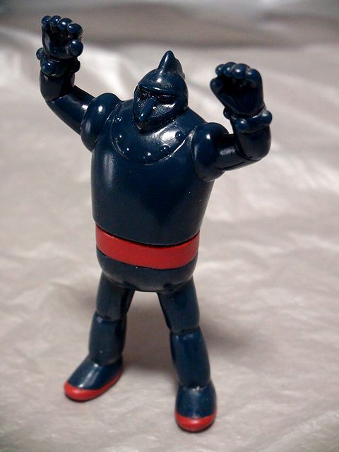 鉄人28号 ④ 鉄人28号 ④ パイロットエース ロボ 試作機 ソフビ人形 年数不明「検 横山光輝 エイケン ポピー グリコ ブルマァク メディコム_画像4