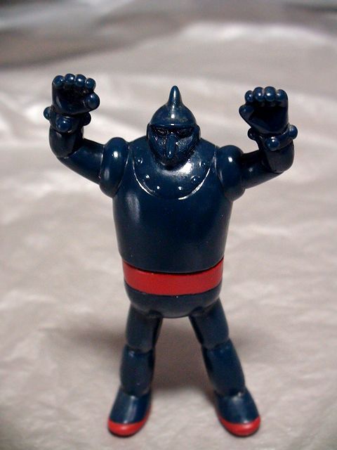 鉄人28号 ④ 鉄人28号 ④ パイロットエース ロボ 試作機 ソフビ人形 年数不明「検 横山光輝 エイケン ポピー グリコ ブルマァク メディコム_画像1