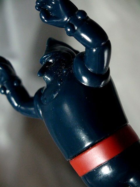 鉄人28号 ④ 鉄人28号 ④ パイロットエース ロボ 試作機 ソフビ人形 年数不明「検 横山光輝 エイケン ポピー グリコ ブルマァク メディコム_画像8