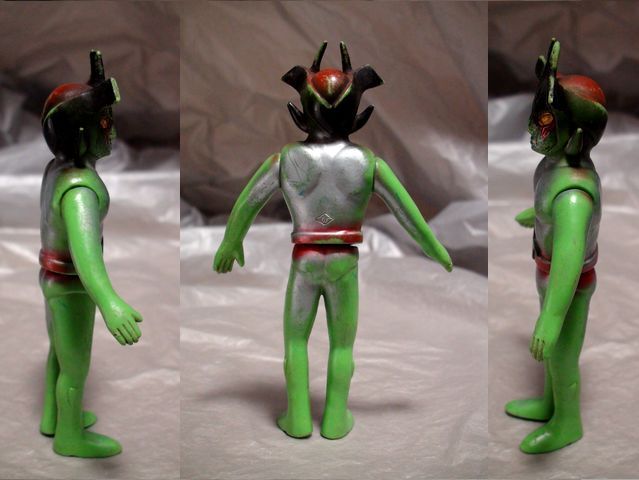 デビルマン ⑤ タカトク 当時物 悪魔デーモン族 ソフビ人形 1972年「検 永井豪 ポピー 旧バンダイ メディコム タケミ 東映 無版権 パチ怪獣_画像8