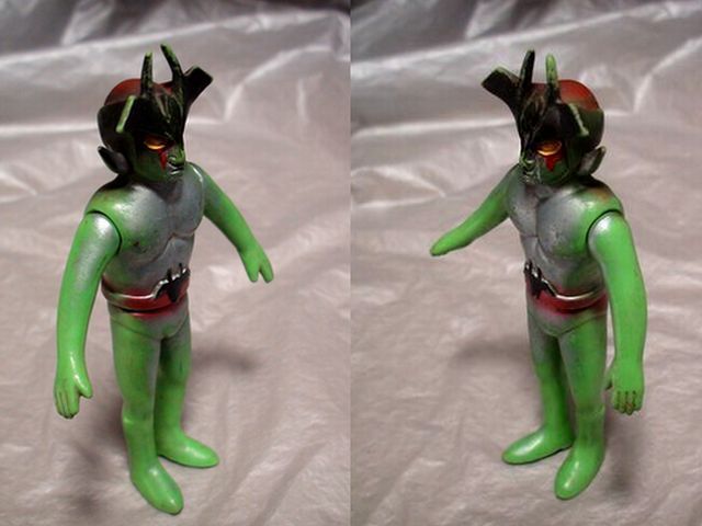 デビルマン ⑤ タカトク 当時物 悪魔デーモン族 ソフビ人形 1972年「検 永井豪 ポピー 旧バンダイ メディコム タケミ 東映 無版権 パチ怪獣_画像9