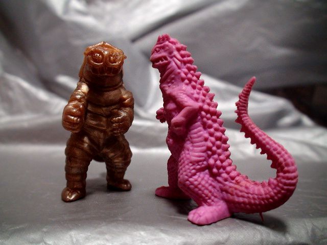 ウルトラマン ② おまけ 食玩 怪獣 消しゴム 人形 キーラ+ベムラー セット「検 ウルトラ作戦第一号 宇宙船救助命令 円谷 特撮 ポピー 丸越_画像5