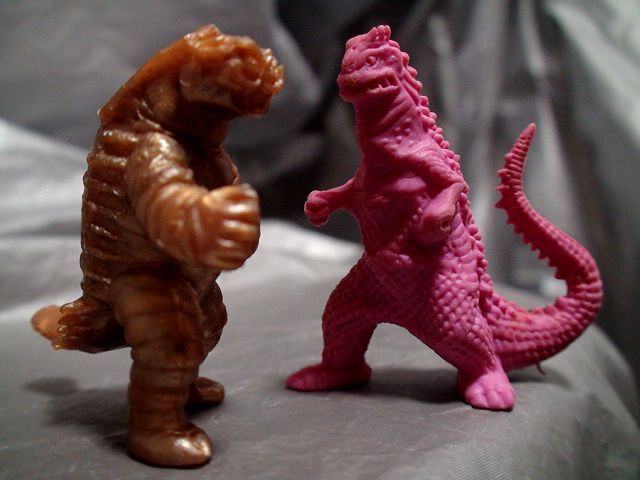 ウルトラマン ② おまけ 食玩 怪獣 消しゴム 人形 キーラ+ベムラー セット「検 ウルトラ作戦第一号 宇宙船救助命令 円谷 特撮 ポピー 丸越_画像7