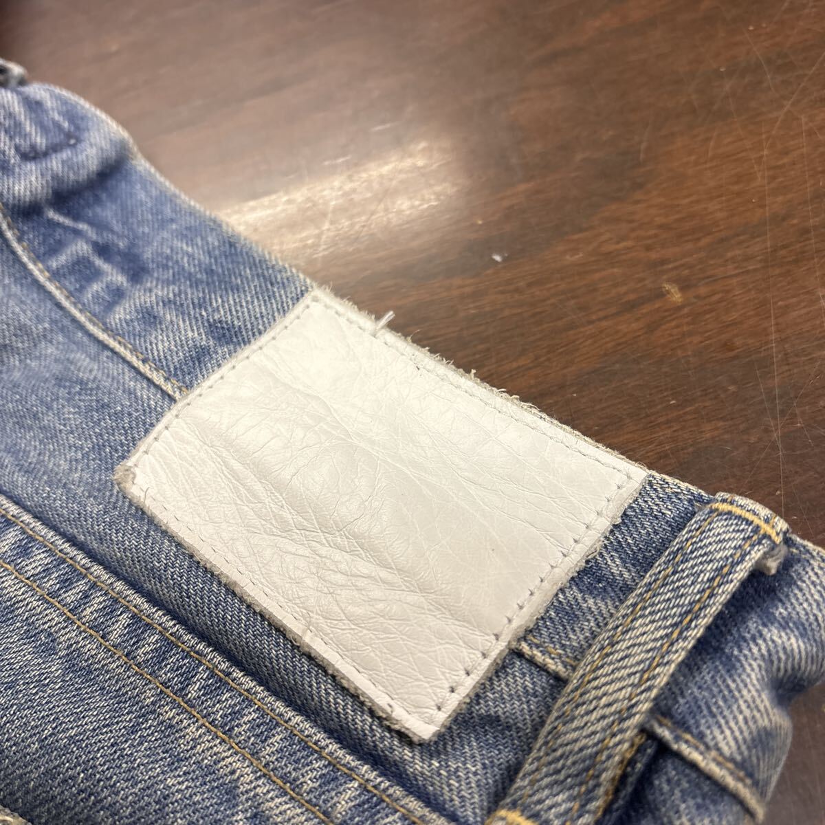 RON HERMAN DENIM ロンハーマン ダメージ加工 デニムパンツ ジーンズ アメリカ製 33_画像7