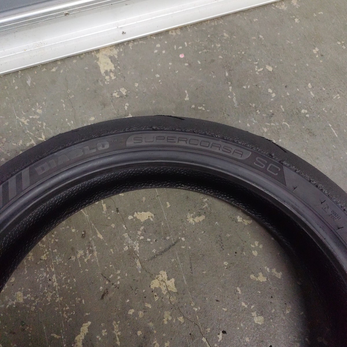 PIRELLI DIABLO SUPERCORSA V4 SC1 120/70 17 ピレリ　ディアブロ スーパーコルサ 120/70R17 ロッド№ 2723_画像7
