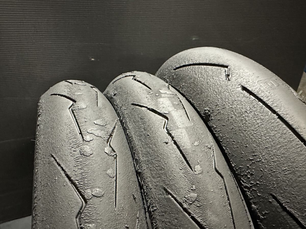 12 ピレリ ディアブロスーパーバイク 110/70ZR17 140/70ZR17 ラップ巻室内保管 カットスリック 150/60 スーパーコルサ KR410 13SP_画像2