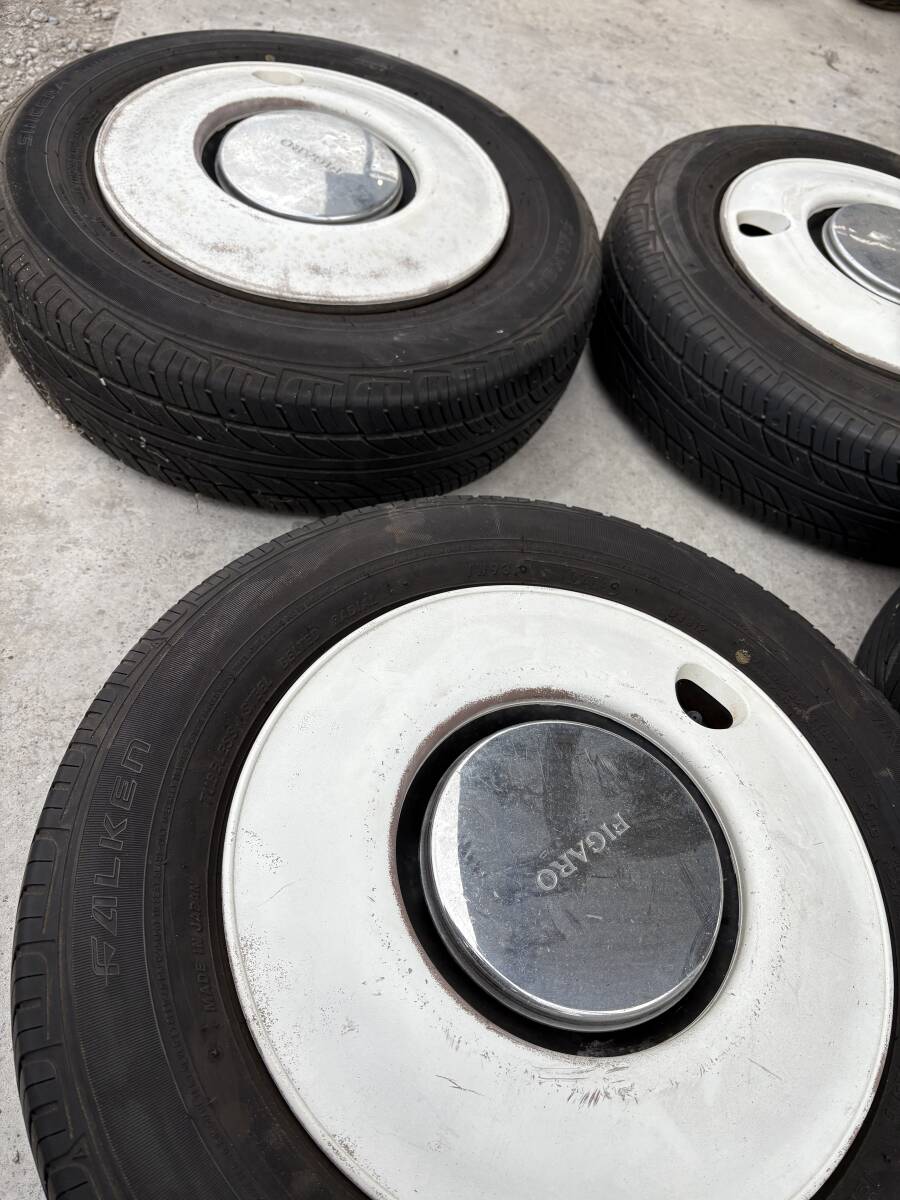 日産フィガロ純正ホイールセット_画像2