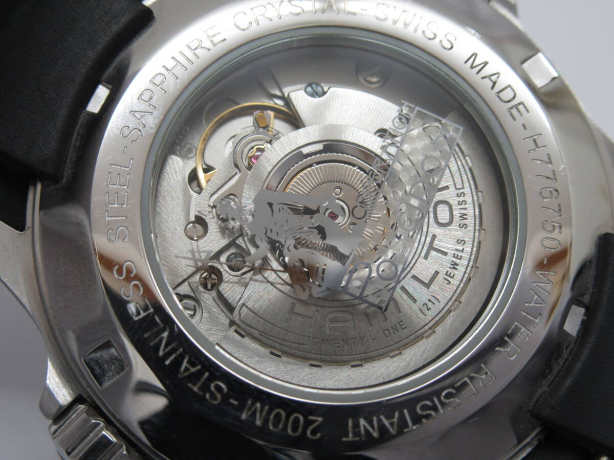 ◆HAMILTON ハミルトン H776750 自動巻き 不動 ジャンク_画像7