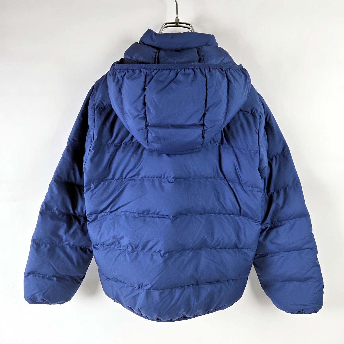 未使用タグ付 パフテックウォッシャブルパーカー UNIQLO ユニクロ 防寒 フード付中綿アウター 男の子 キッズ150 ブルー_画像2