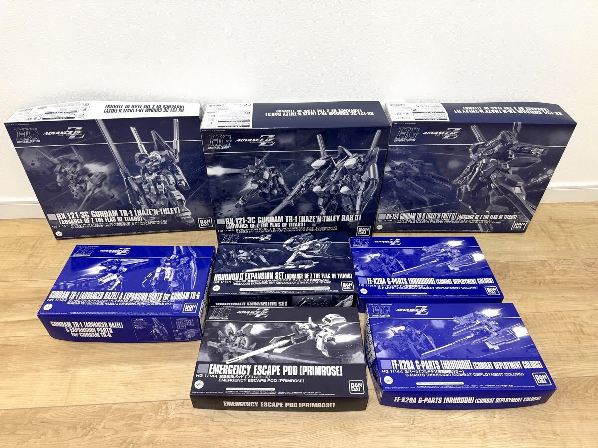 バンダイ HG ガンプラ AOΖシリーズ8点セット未組み立て品 ADVANCE OF Ζ ティターンズの旗のもとに_画像1