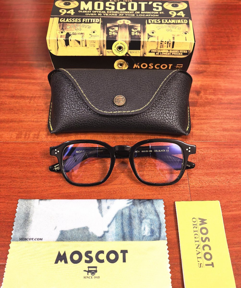 名作モデル☆新品☆ MOSCOT モスコット 人気作※MOMZA・眼鏡・メガネフレーム・ジョニーデップ愛用ブランド/ブラック_画像10